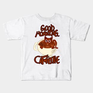 Good Morning Cat•Feine V25 Kids T-Shirt